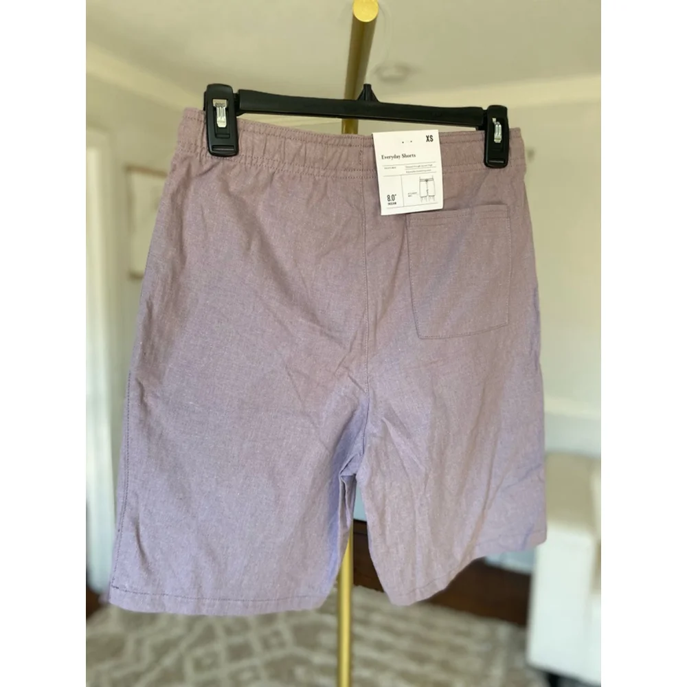 Goodfellow & Co Linen Shorts Purple Summer Spring Beach Wedding Boho Travel Cool